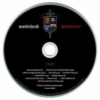 CD Motörhead: Motörizer LTD | DIGI 24200