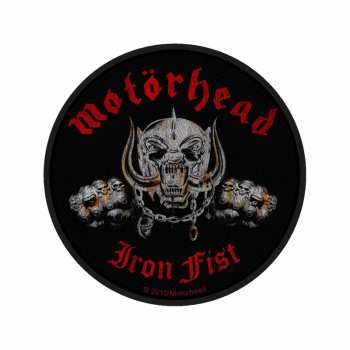 Merch Motörhead: Nášivka Iron Fist/skull 