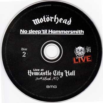 4CD/Box Set Motörhead: No Sleep 'Til Hammersmith DLX