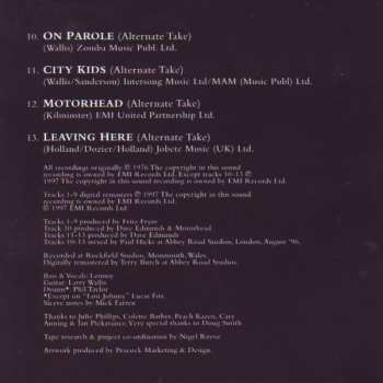 CD Motörhead: On Parole 26234