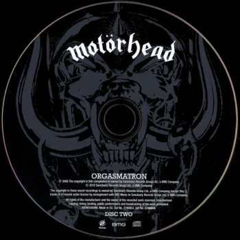 2CD Motörhead: Orgasmatron DLX