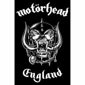 Merch Motörhead: Textilní Plakát England