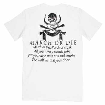Merch Motörhead: Tričko March Or Die M