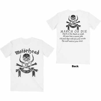 Merch Motörhead: Tričko March Or Die L