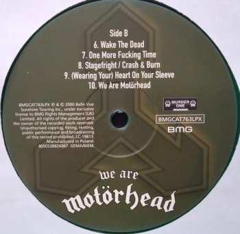 LP Motörhead: We Are Motörhead CLR