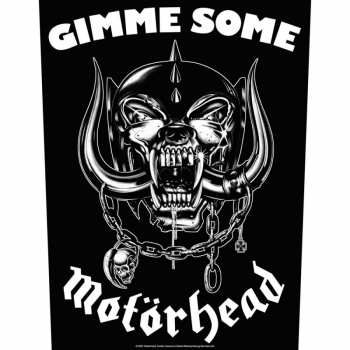 Merch Motörhead: Zádová Nášivka Gimme Some