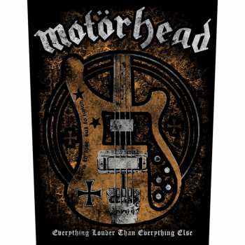 Merch Motörhead: Zádová Nášivka Lemmy's Bass