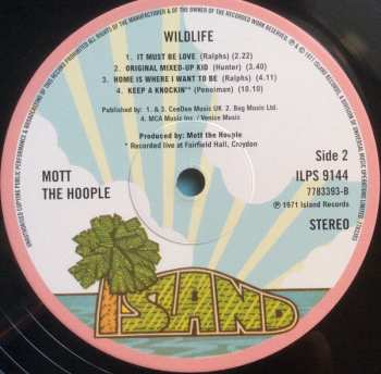 LP Mott The Hoople: Wildlife 70808