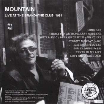 CD Mountain: Live At The Brandywine Club 1981 306957