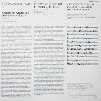 LP Wolfgang Amadeus Mozart: Klavierkonzert D-moll KV 466 / Klavierkonzert C-dur KV 467