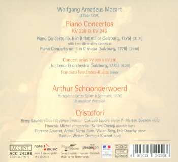 CD Wolfgang Amadeus Mozart: Piano Concertos KV 238 & KV 246 432047
