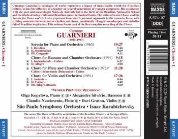 CD Mozart Camargo Guarnieri: Choros • 1 262010