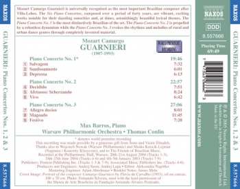 CD Mozart Camargo Guarnieri: Piano Concertos Nos. 1, 2 And 3 262015