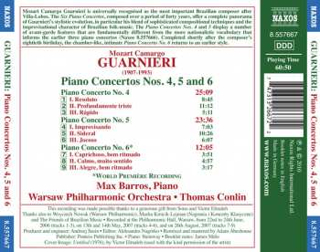 CD Mozart Camargo Guarnieri: Piano Concertos Nos. 4, 5 and 6 114069