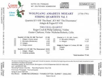 CD Wolfgang Amadeus Mozart: Mozart String Quartets Volume 1 429089