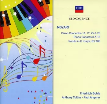 Piano Concertos 14, 17, 25 & 26; Piano Sonatas 8 & 18; Rondo In D Major, KV 485