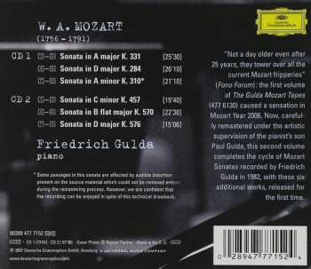 2CD Wolfgang Amadeus Mozart: The Gulda Mozart Tapes II: 6 Sonatas 522944