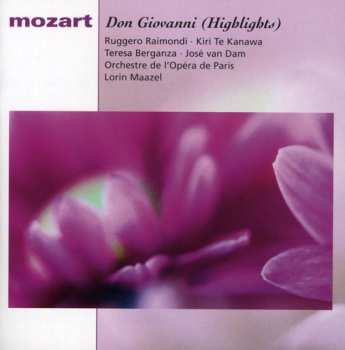 Album Wolfgang Amadeus Mozart: Don Giovanni - Highlights, Pages Choisies, Querschnitt