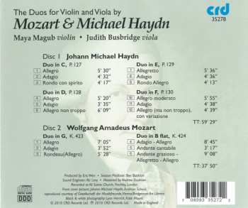 2CD Wolfgang Amadeus Mozart: The Duos For Violin And Viola 527321