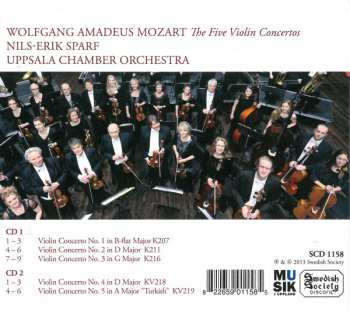 2CD Wolfgang Amadeus Mozart: The Five Violin Concertos 386028