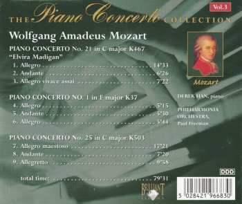 CD Wolfgang Amadeus Mozart: Piano Concertos no. 21, 1 & 25 409130