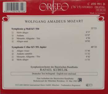 CD Wolfgang Amadeus Mozart: Symphonien 550 / 551 422893