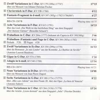 4CD Wolfgang Amadeus Mozart: Complete Piano Variations 422173