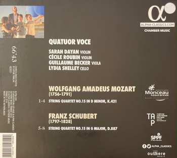 CD Wolfgang Amadeus Mozart: Quartets Nos.15 421385