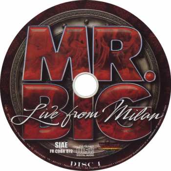2CD/Blu-ray Mr. Big: Live From Milan DLX 290685