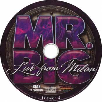2CD/Blu-ray Mr. Big: Live From Milan DLX 290685
