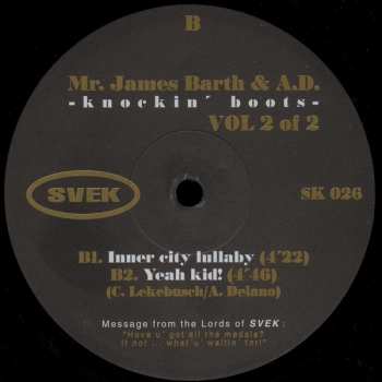 4CD Mr. James Barth & A.D.: Knockin' Boots (Vol 2 Of 2) 365004