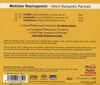 SACD Mstislav Rostropovich: A Romantic Portrait LTD 421548