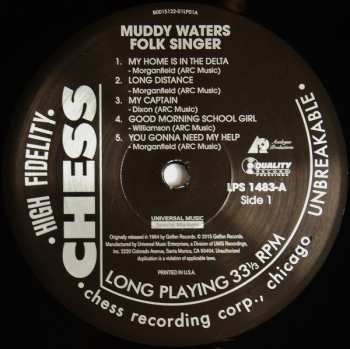 LP Muddy Waters: Folk Singer 540175