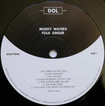 LP Muddy Waters: Folk Singer 80182