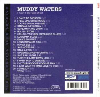 CD Muddy Waters: I Can't Be Satisfied 243874
