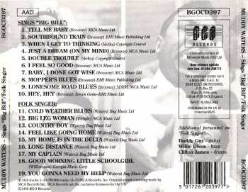 CD Muddy Waters: Muddy Waters Sings "Big Bill"/Folk Singer 152545