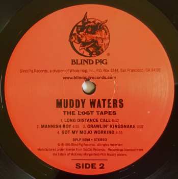LP Muddy Waters: The Lost Tapes (Recorded Live) LTD 367518