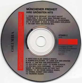 CD Münchener Freiheit: Ihre Grössten Hits 155602