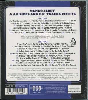 2CD Mungo Jerry: A & B Sides And E.P. Tracks 1970-75  182745