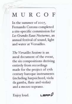 CD Murcof: The Versailles Sessions