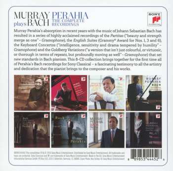 8CD Murray Perahia: Murray Perahia Plays Bach - The Complete Recordings 175158