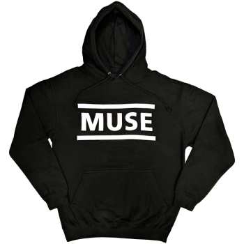 Merch Muse: Muse Unisex Pullover Hoodie: White Logo (medium) M
