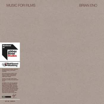 Album Brian Eno: Music For Films