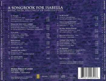CD Musica Antiqua Of London: A Songbook For Isabella = Music From The Circle Of Isabella d'Este 453274