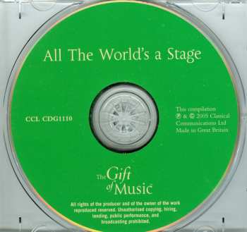 CD Musica Donum Dei: All The World's A Stage: Music For William Shakespeare 388439