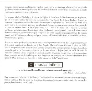 CD Musica Intima: Nativité