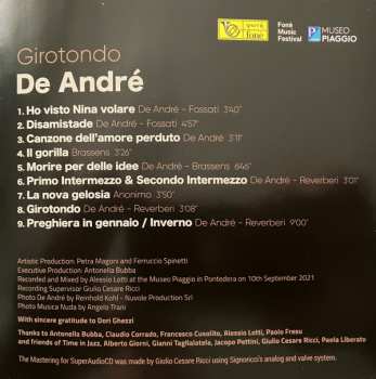 CD Musica Nuda: Girotondo De André 440710