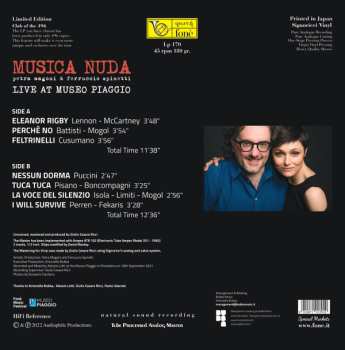 LP Musica Nuda: Live At Museo Piaggio LTD | CLR 464747