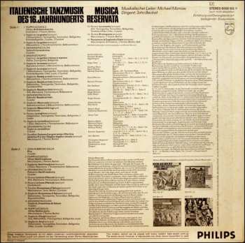 LP Musica Reservata: Italienische Tanzmusik Des 16.Jahrhunderts 425637