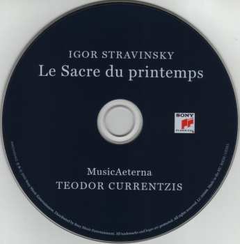 CD Musicaeterna: Le Sacre Du Printemps = The Rite Of Spring = Die Frühlingsweihe (Revised 1947 Version) 112568